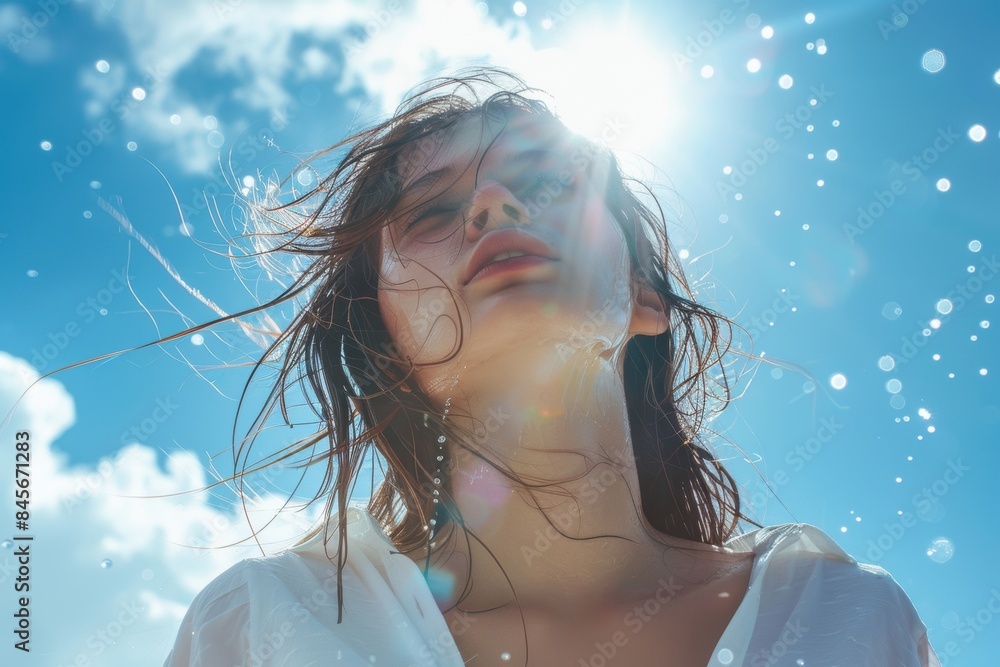 Woman Sweating in Hot Weather - Surviving the Heatwave: Tips to Stay Cool and Hydrated Woman Sweating in Hot Weather - Surviving the Heatwave: Tips to Stay Cool and Hydrated