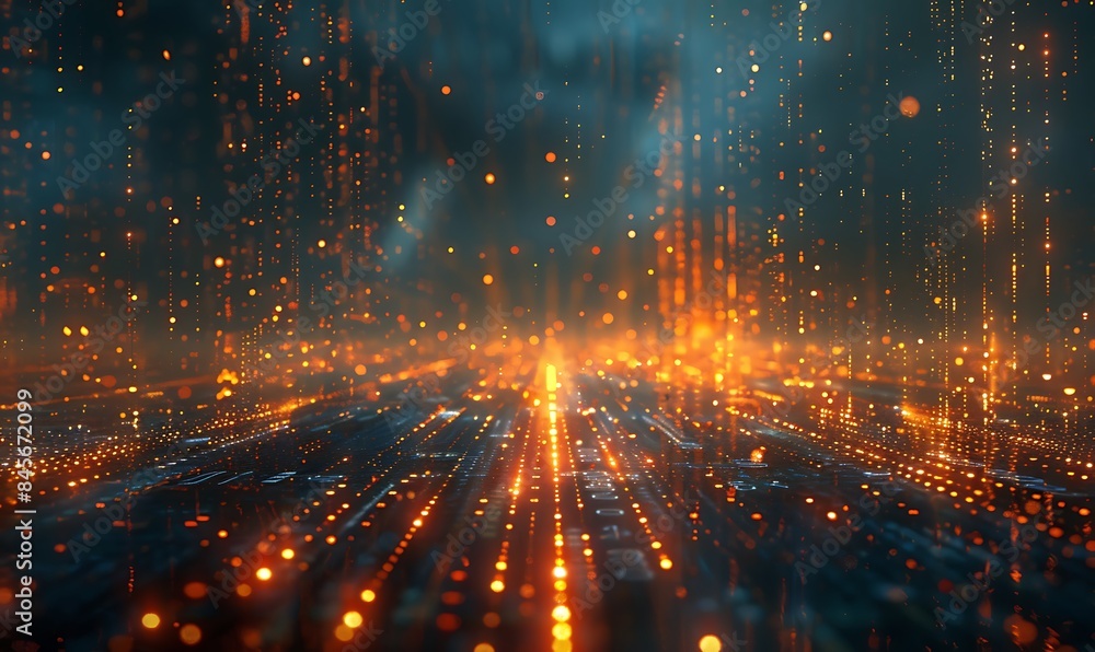 Obraz premium Digital Frontier Mapping the Horizons of Big Data Technology