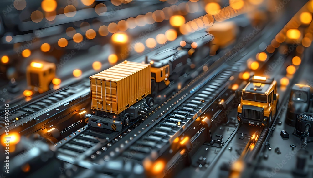 Digital Supply Chain Optimization, A network of interconnected supply chain nodes powered by big data analytics. Digital Supply Chain Optimization, A network of interconnected supply chain nodes powered by big data analytics.