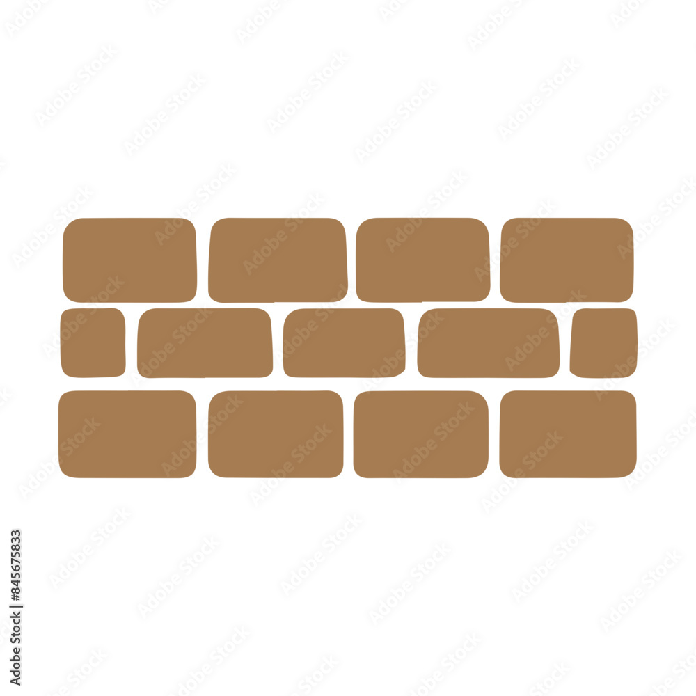 stone wall clipart flat design stone wall clipart flat design