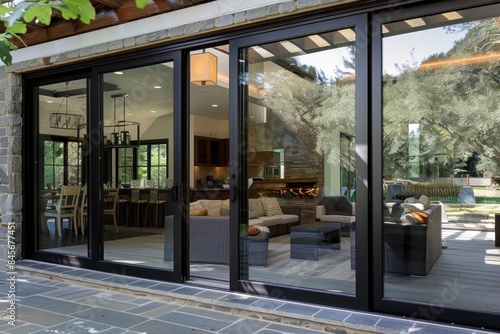 Black Patio Sliding Doors