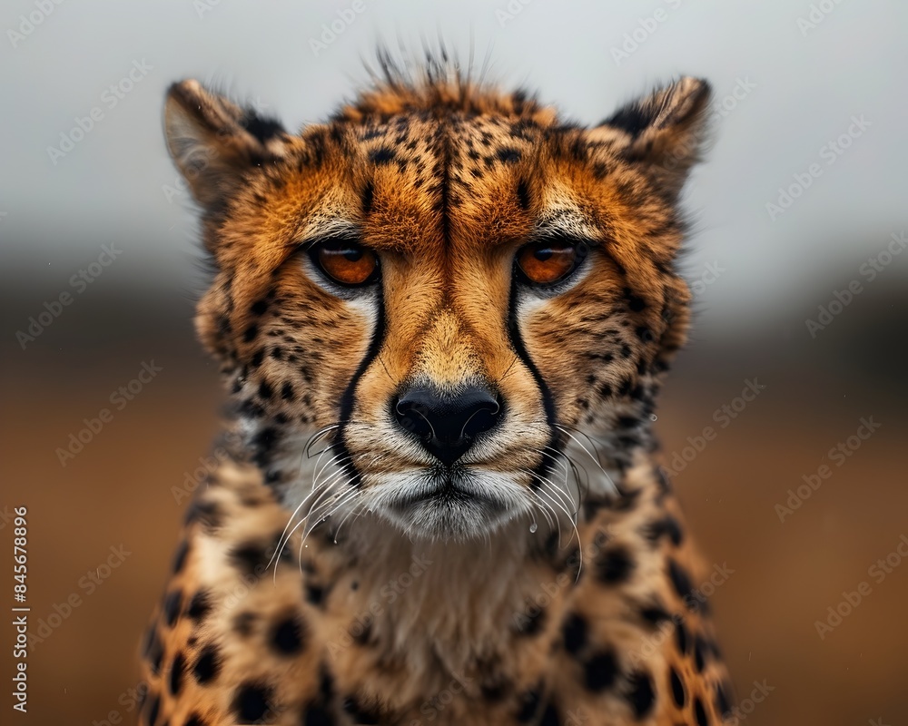 Striking Closeup of a Captivating Cheetah Its Intense Gaze and Spotted Coat in Vivid Detail Striking Closeup of a Captivating Cheetah Its Intense Gaze and Spotted Coat in Vivid Detail