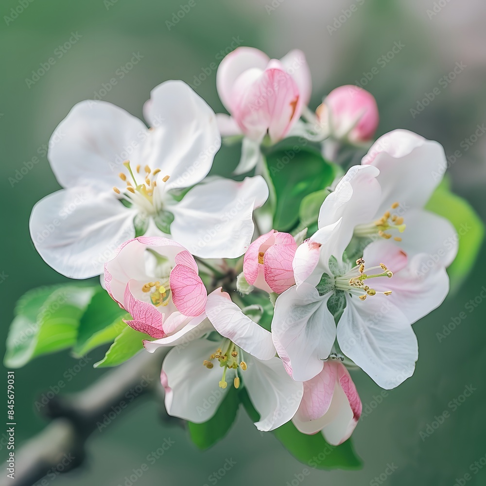Obraz premium Delicate Apple Blossoms in Spring