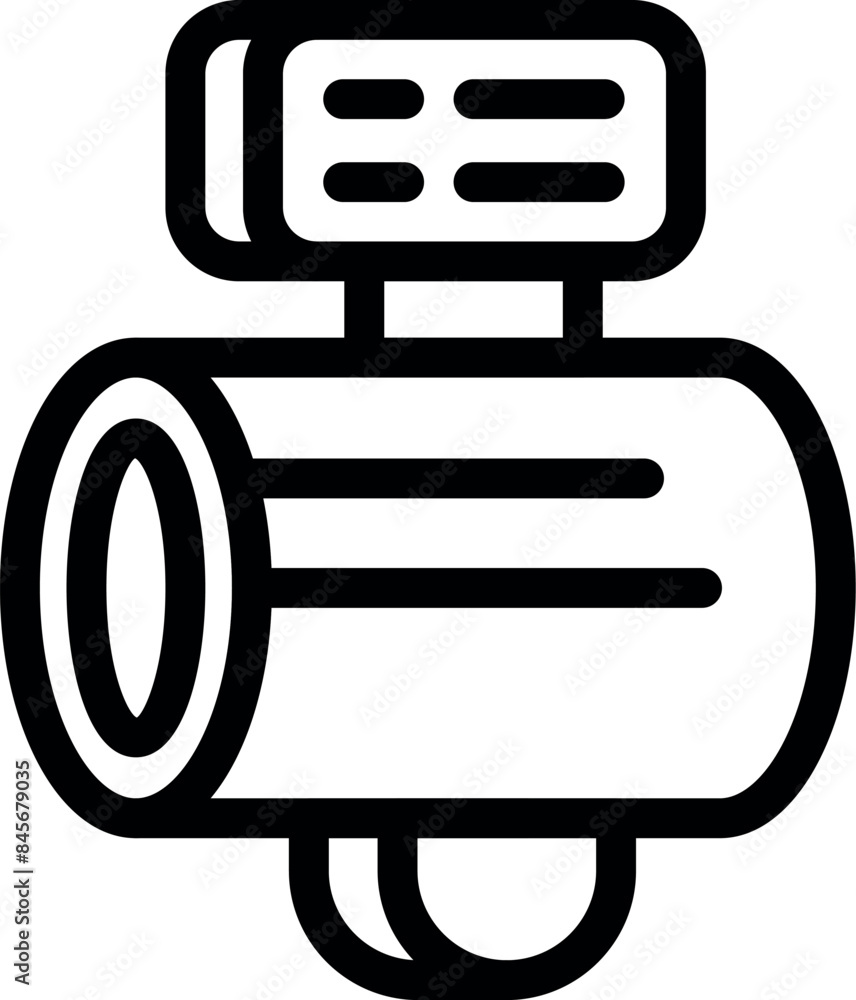 Professional video camera is recording a business conference, capturing every moment in high definition