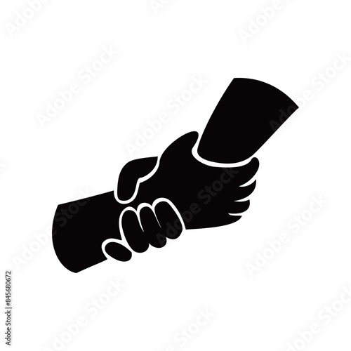 Rescue or helping gesture of hands. holding hand sign and symbol.