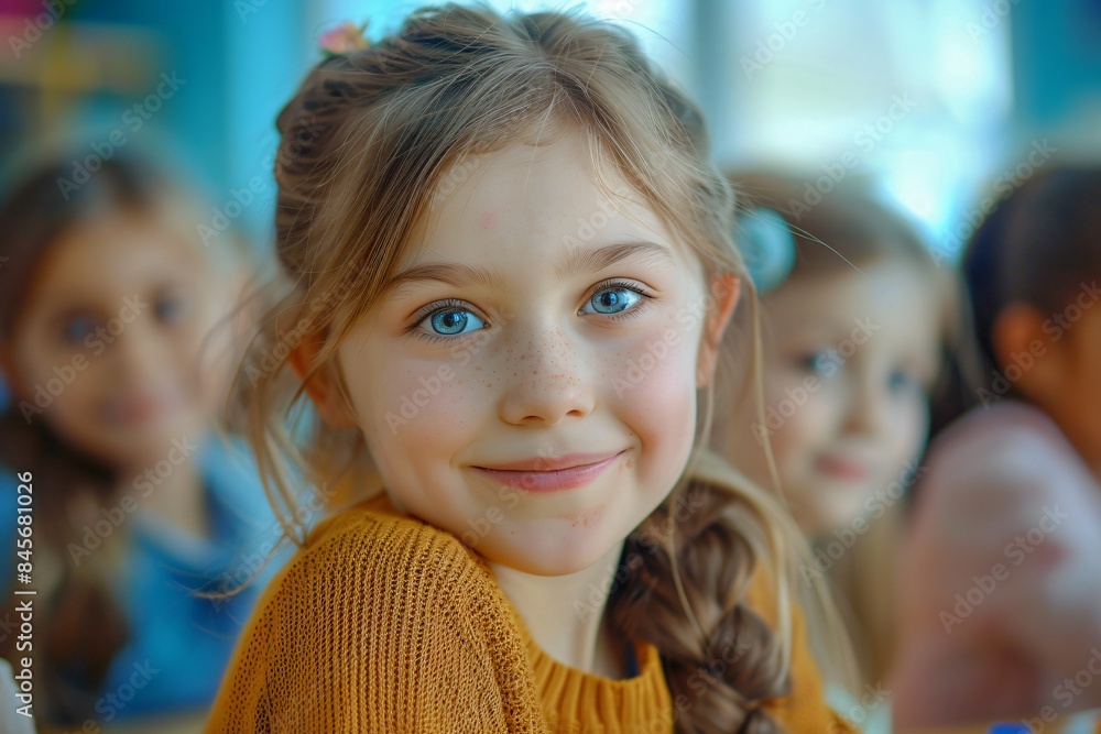 Group of kids sitting at table with food Group of kids sitting at table with food