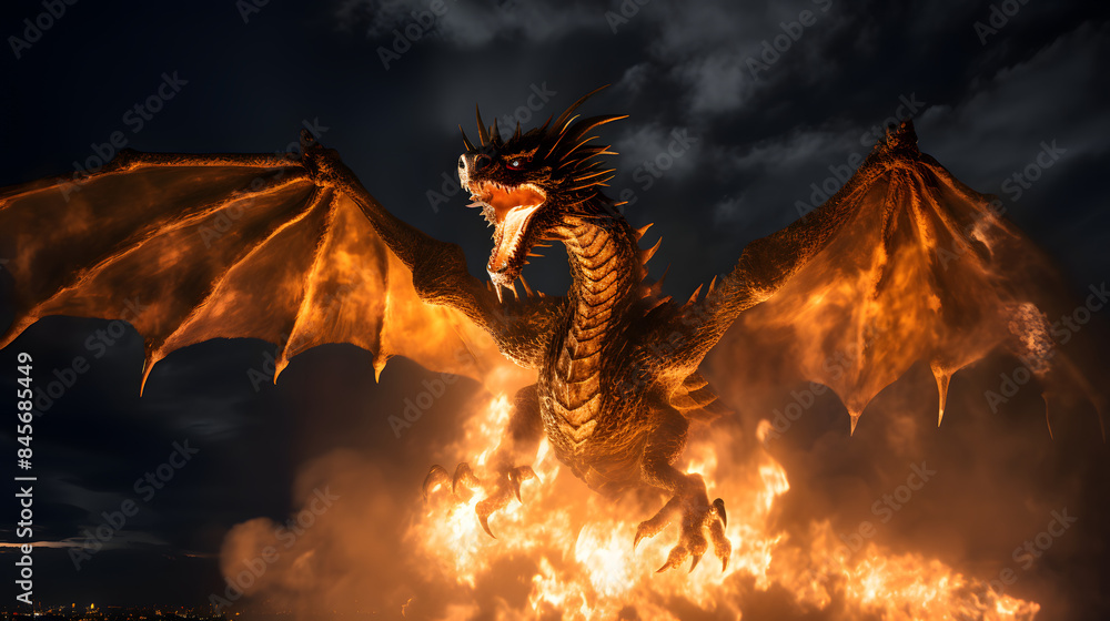 dragon spitting fire photo, photo of a dragon spitting fire dragon spitting fire photo, photo of a dragon spitting fire
