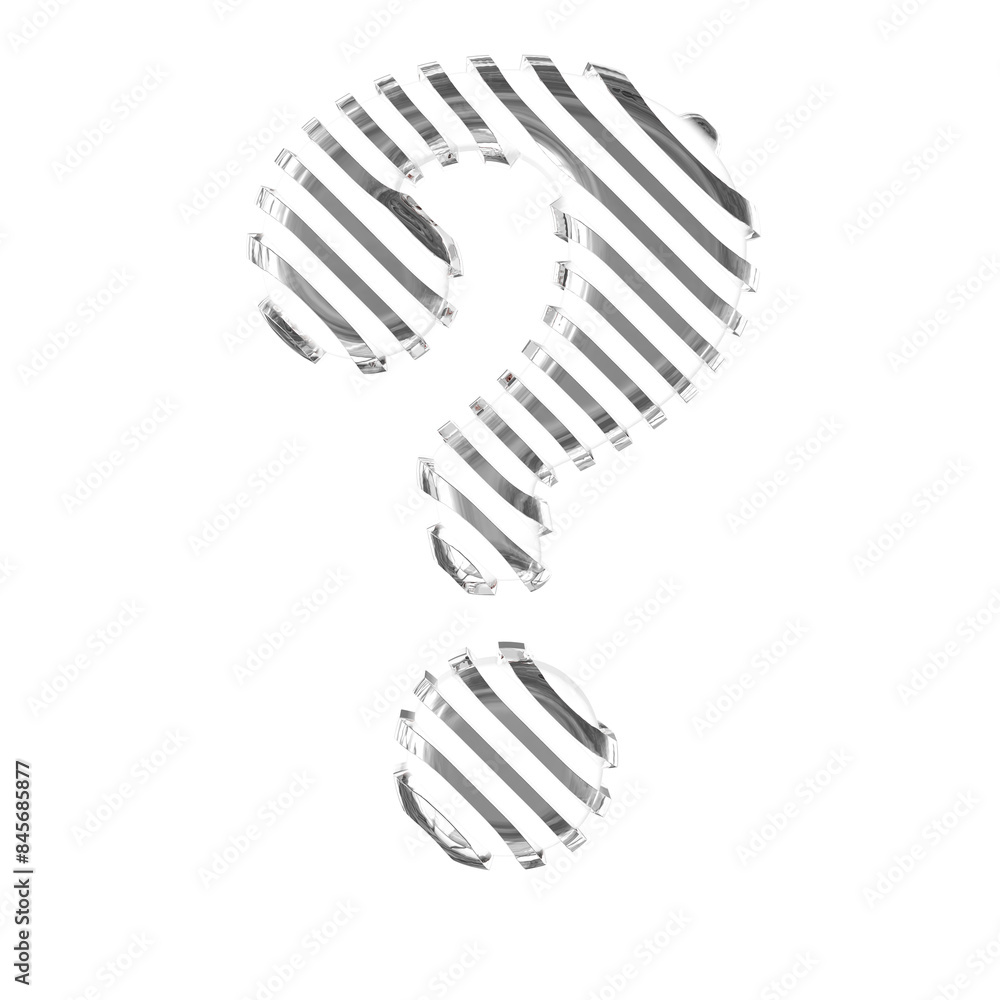 White symbol with silver diagonal ultra thin straps White symbol with silver diagonal ultra thin straps