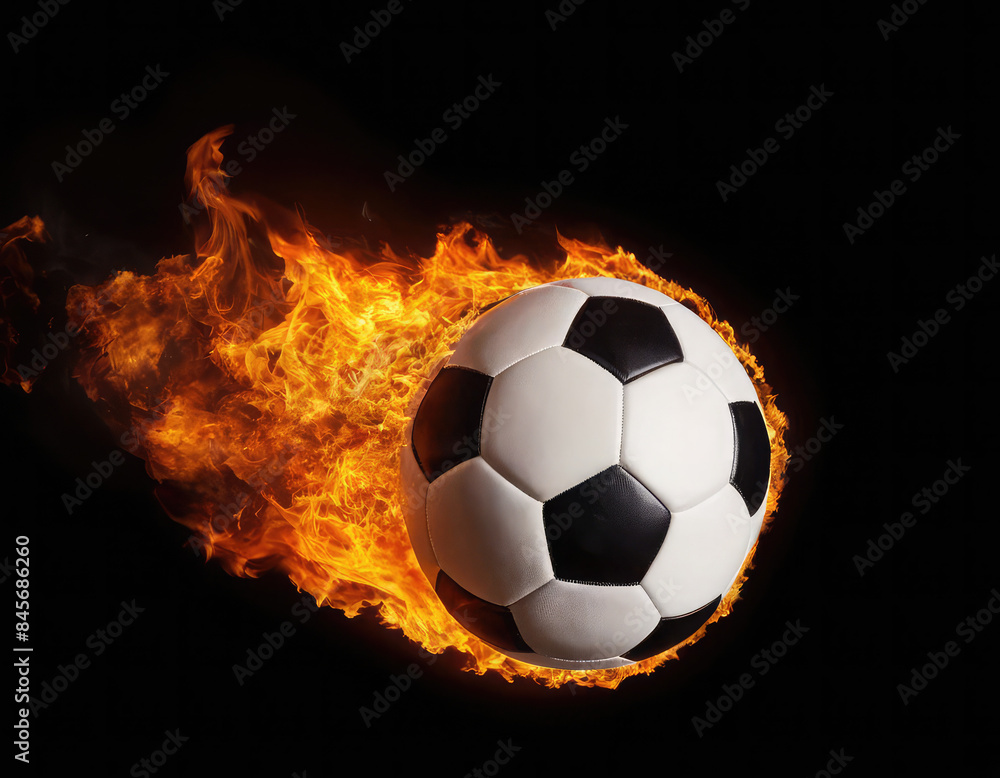 Fototapeta premium burning ball