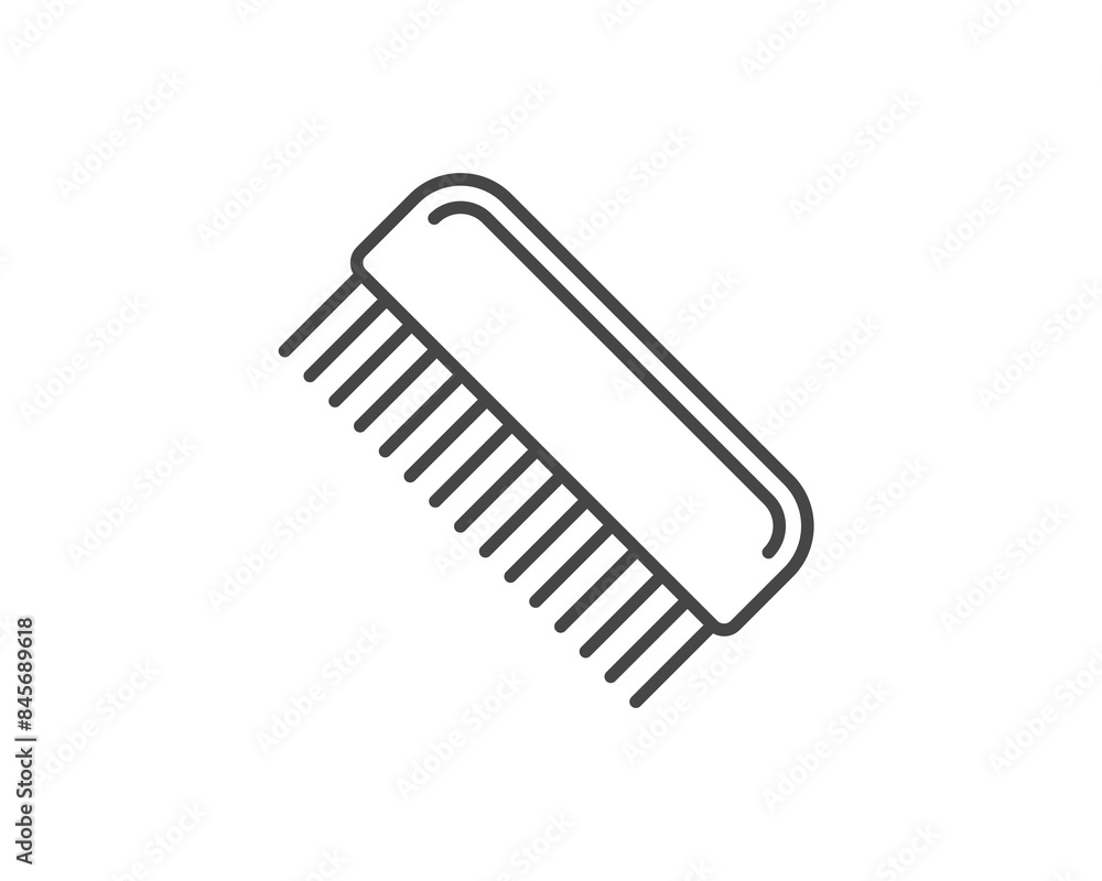 Vector graphic icons of beauty in the form of combs for massage or darsonval procedures. Vector graphic icons of beauty in the form of combs for massage or darsonval procedures.