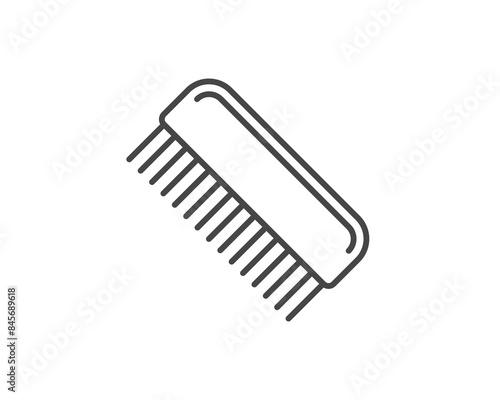 Vector graphic icons of beauty in the form of combs for massage or darsonval procedures.