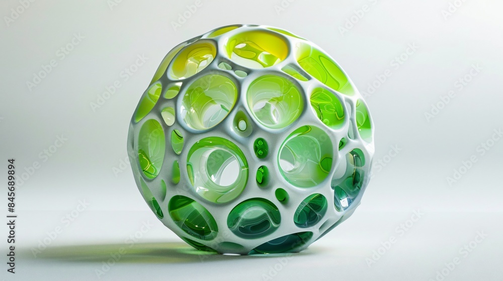 Green patterned egg