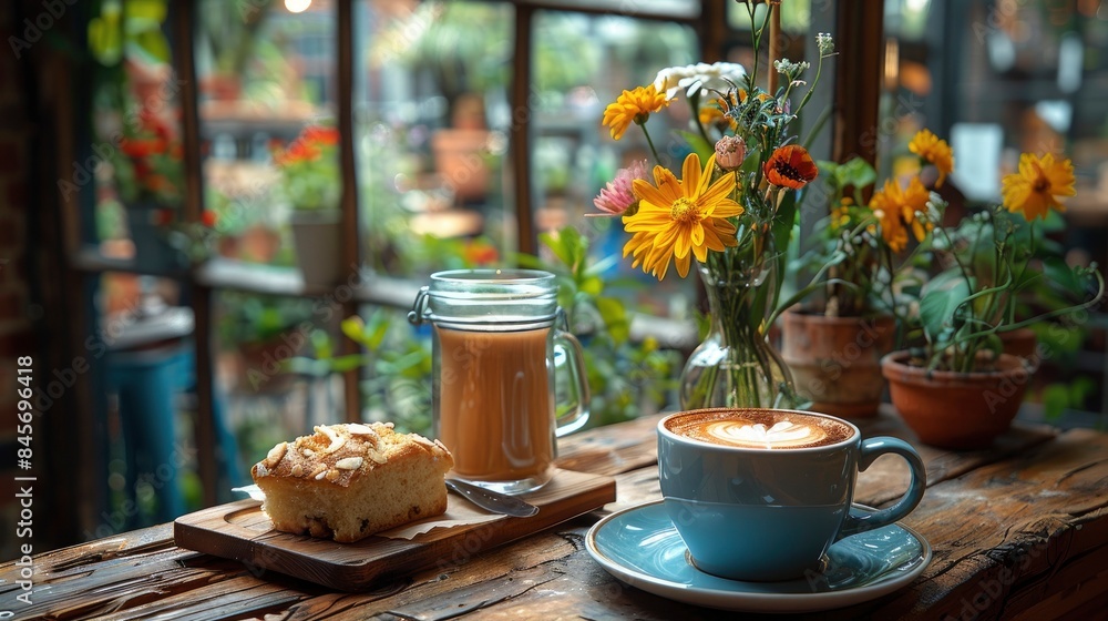 Fototapeta premium Coffee scene relax moment