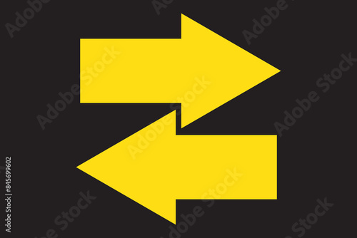 Thin black arrow pointing right. Long, straight-line arrow icon in white. Graphic illustration for direction symbols, up and down signs. Vector horizontal arrow variation isolated on white background