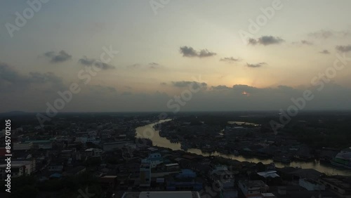 Aerial view of big pond 