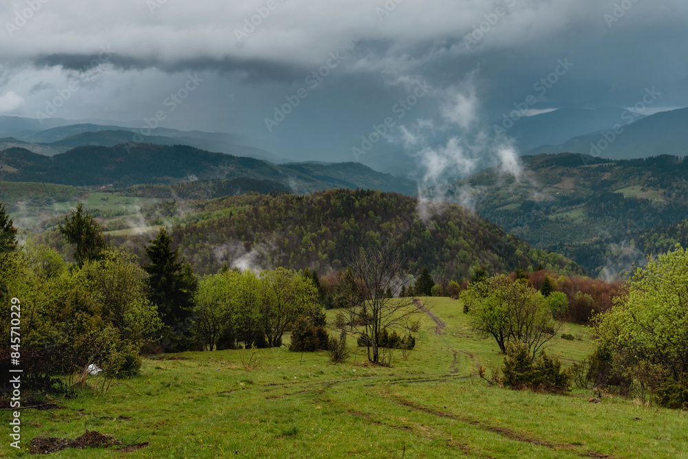 Mountain landscape in Golija Biosphere Reserve in Serbia