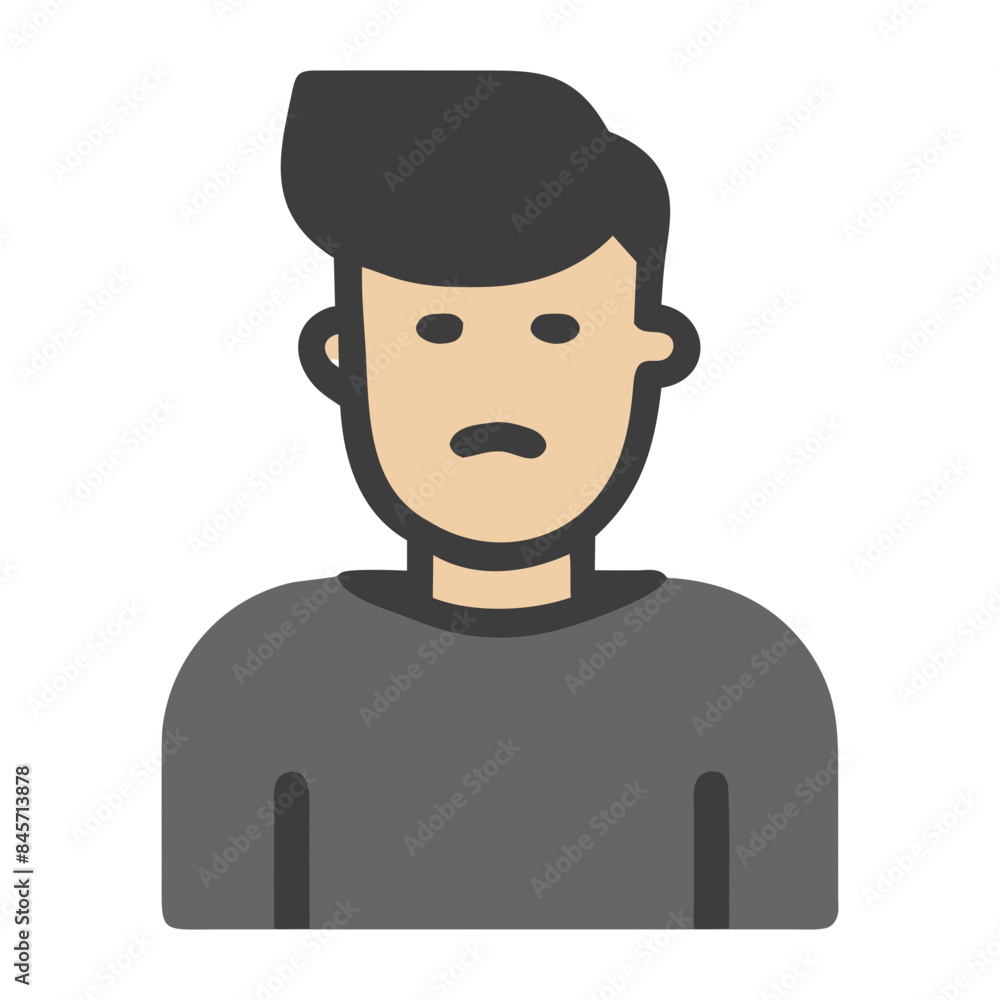 funny cartoon casual man funny cartoon casual man
