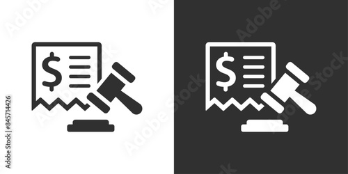 Fines penalty sign icon vector illustration design