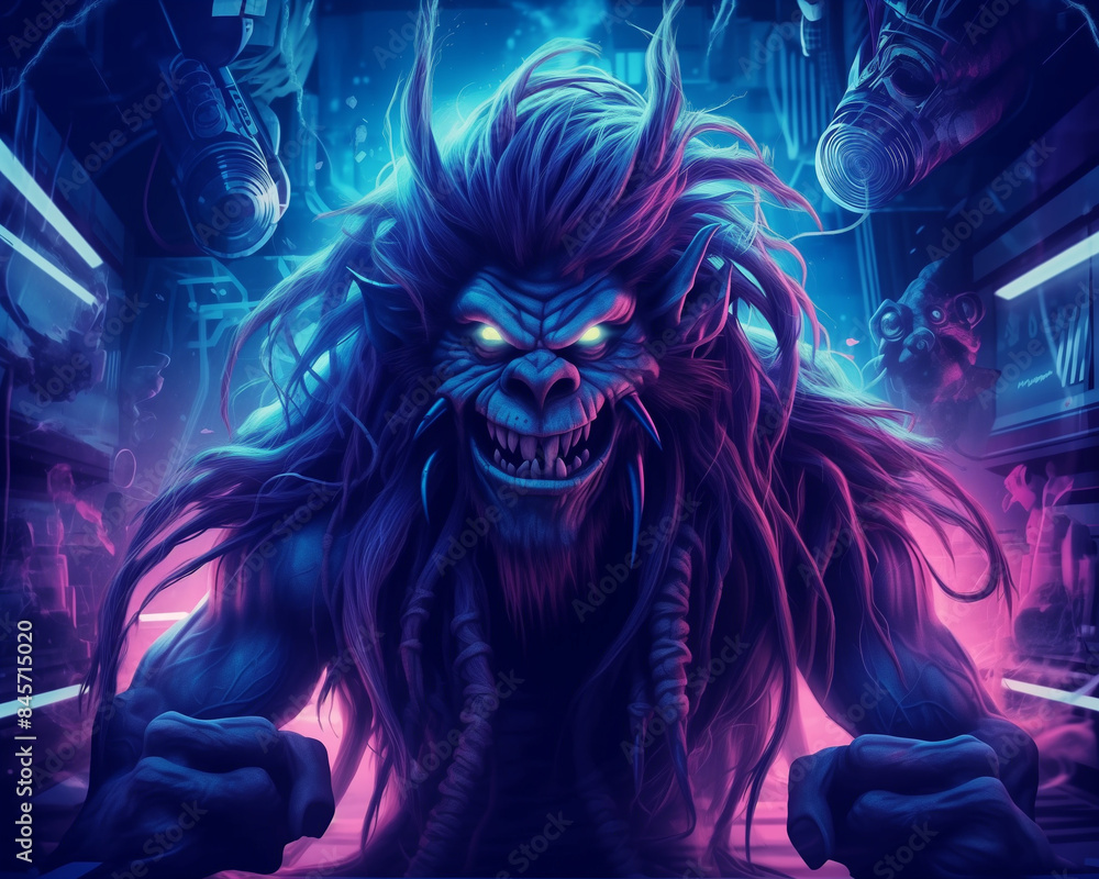 a poster for the movie the troll, AI-generated a poster for the movie the troll, AI-generated