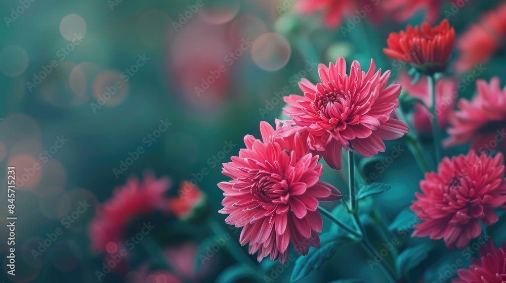 Chrysanthemum blooms in the fall Chrysanthemum blooms in the fall