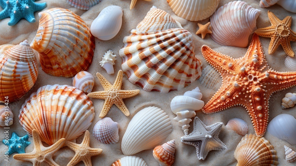 Summer beach activity scenes Summer beach activity scenes