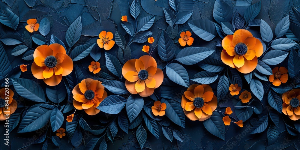 abstract paper floral pattern abstract paper floral pattern