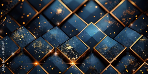 pattern seamless modern gold geometric background