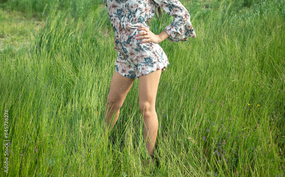 Caucasian sexy girl in the nature. Caucasian sexy girl in the nature.