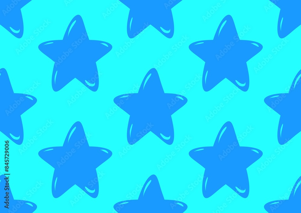 Pattern with starfish. Starfish on a colored background. Starfish silhouette. Underwater world. Summer time, entertainment and rest. Stars. Pattern with starfish. Starfish on a colored background. Starfish silhouette. Underwater world. Summer time, entertainment and rest. Stars.