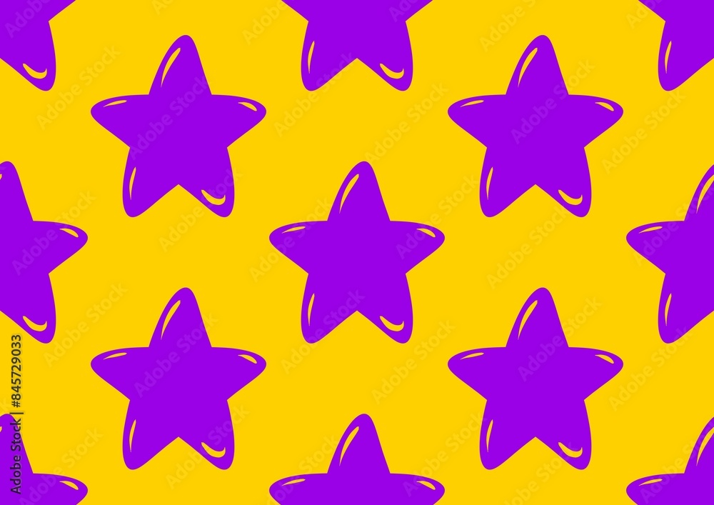 Pattern with starfish. Starfish on a colored background. Starfish silhouette. Underwater world. Summer time, entertainment and rest. Stars. Pattern with starfish. Starfish on a colored background. Starfish silhouette. Underwater world. Summer time, entertainment and rest. Stars.