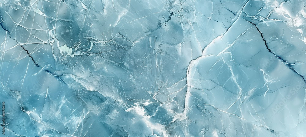 Obraz premium Tranquil Light Blue Marble Seamless Texture Background with Delicate Veining Patterns and Subtle Color Variations for Design Projects