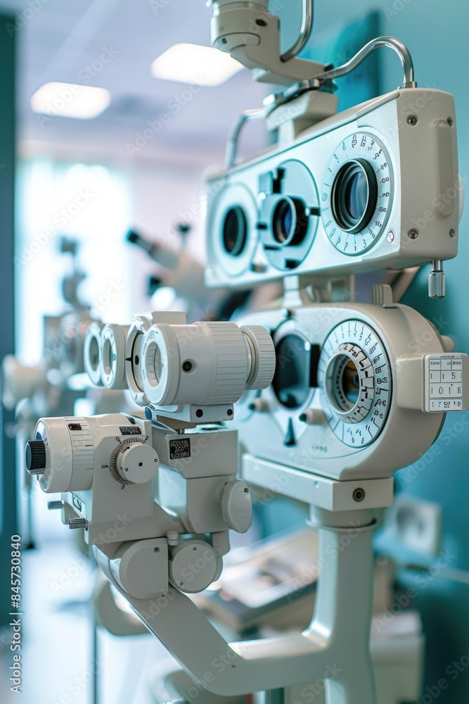 Medical equipment and devices in a hospital or healthcare facility room Medical equipment and devices in a hospital or healthcare facility room