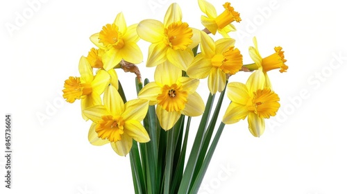 Wallpaper Mural A simple still life scene featuring a vase filled with yellow flowers sitting on a table Torontodigital.ca