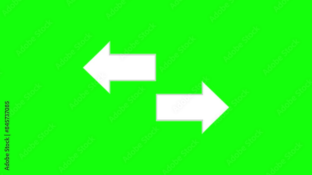 Arrow is pointing up on a green background. Social media scroll arrows. Arrow animation button. Key color, Chrome color, 4K video Arrow is pointing up on a green background. Social media scroll arrows. Arrow animation button. Key color, Chrome color, 4K video