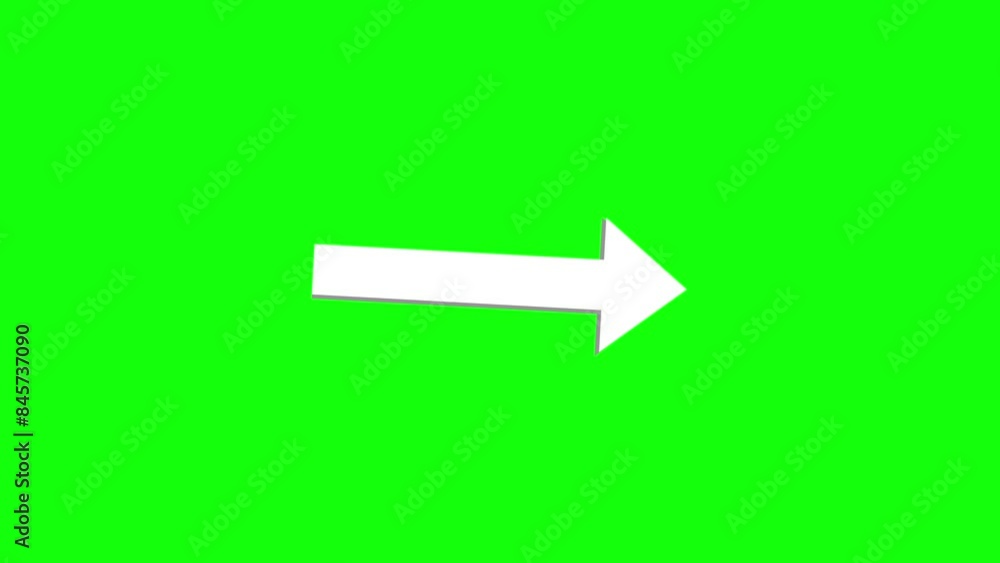 Arrow is pointing up on a green background. Social media scroll arrows. Arrow animation button. Key color, Chrome color, 4K video Arrow is pointing up on a green background. Social media scroll arrows. Arrow animation button. Key color, Chrome color, 4K video