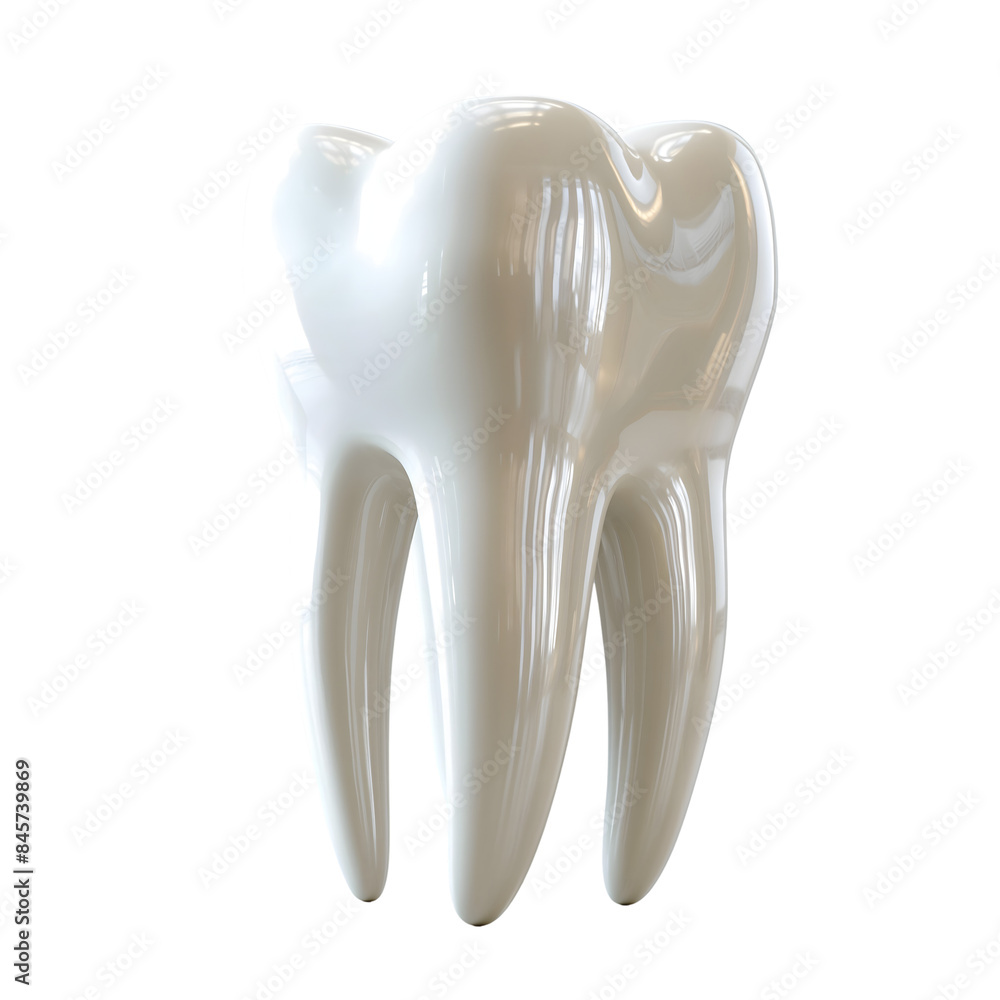 Shiny White Molar Tooth Model Isolated on Transparent Background, cut out. PNG Shiny White Molar Tooth Model Isolated on Transparent Background, cut out. PNG