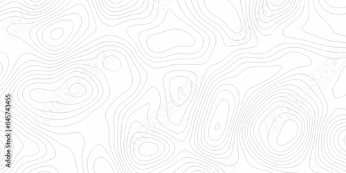 Seamless pattern with lines Topographic map. Geographic mountain relief diagram line wave carve pattern.
