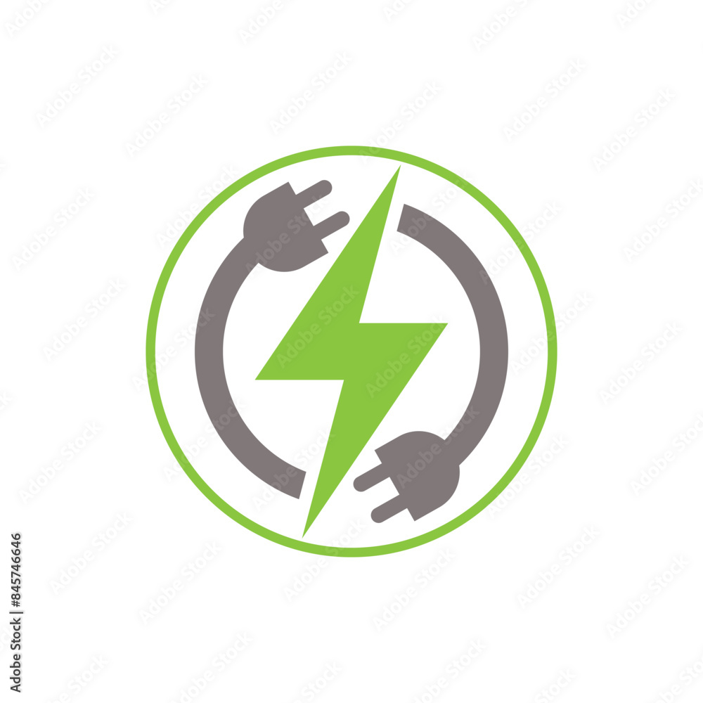 Electric Charger Logo can be used for icon, logo, and etc.