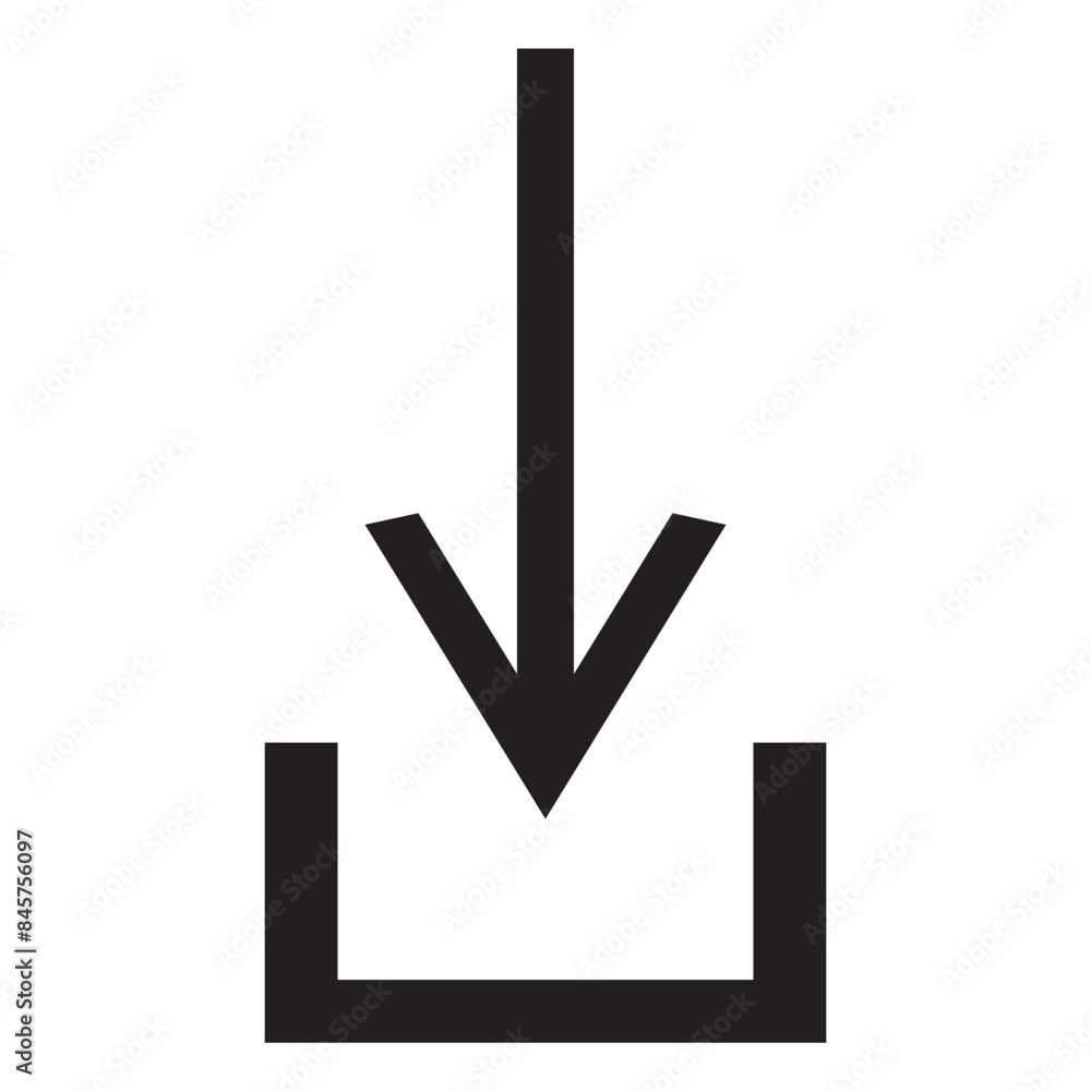 Download icon vector. Flat illustration download vector icon isolated on the white background. vector illustration. Download icon vector. Flat illustration download vector icon isolated on the white background. vector illustration.