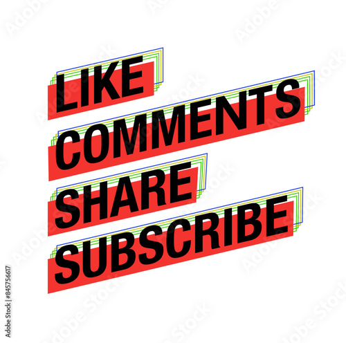 like comments share subscribe typo