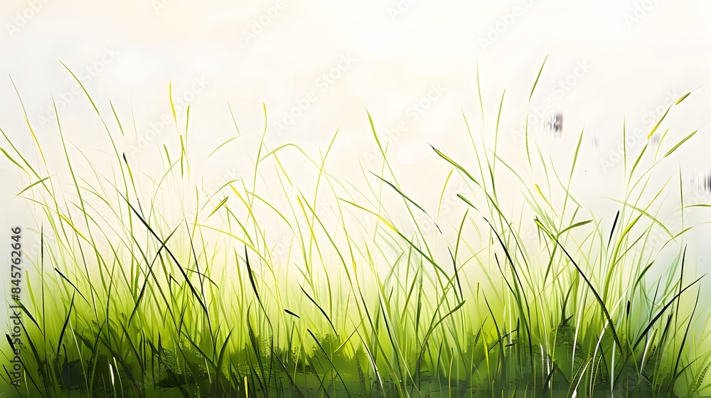 grass on white background grass on white background