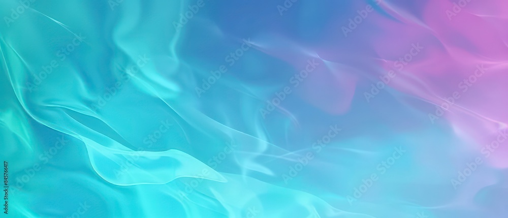 Obraz premium abstract gradient background, neon teal 