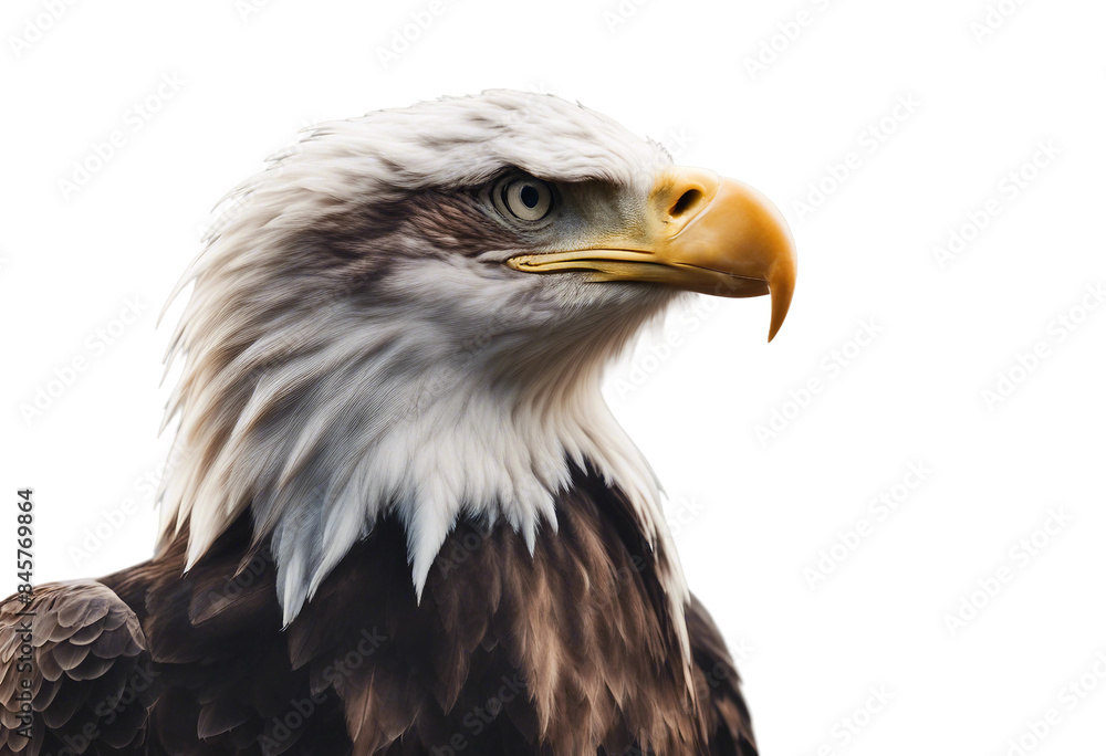 American bald eagle isolated on transparent background cutout American bald eagle isolated on transparent background cutout