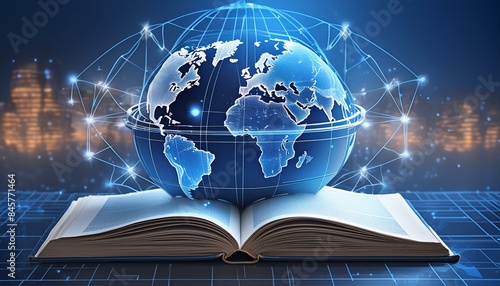 Unlock new educational possibilities with our AI-generated global education concept.