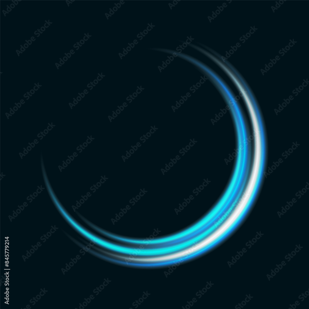Abstract light lines of speed movement, blue colors.Neon glowing curves.Abstract motion.Neon lines of blue speed. Dynamic traces. Abstract light lines of speed movement, blue colors.Neon glowing curves.Abstract motion.Neon lines of blue speed. Dynamic traces.