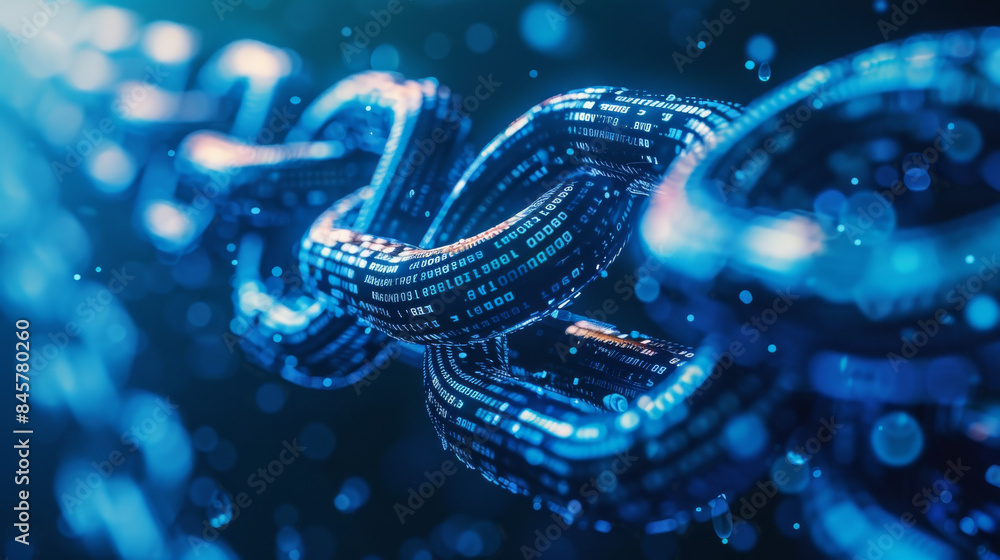 Digital DNA strands embodying the essence of data life Digital DNA strands embodying the essence of data life