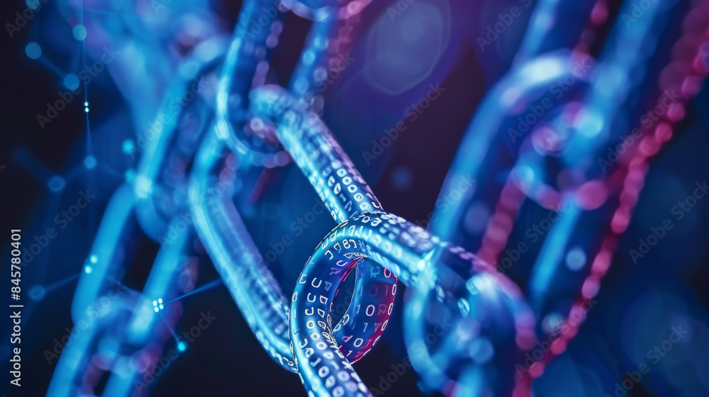 Digital DNA strands illustrating the intersection of biology and technology Digital DNA strands illustrating the intersection of biology and technology