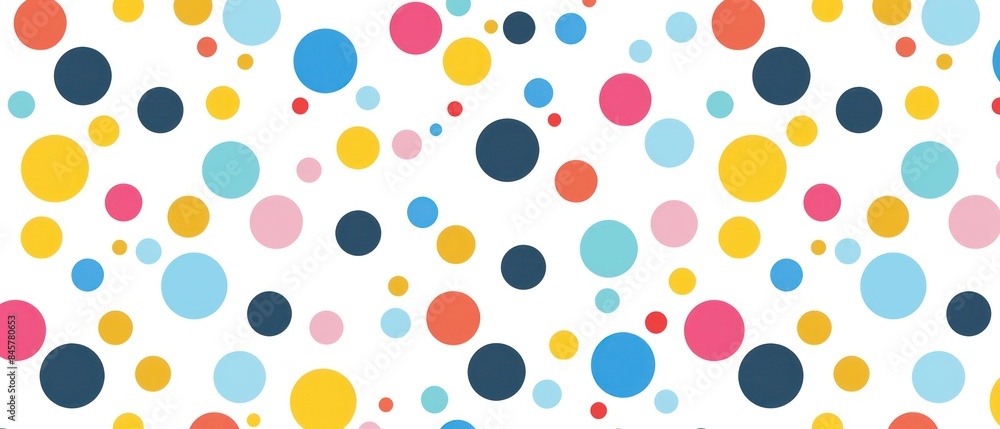dots in lively randomly scattered, bright colors come together to form a playful and cheerful background dots in lively randomly scattered, bright colors come together to form a playful and cheerful background