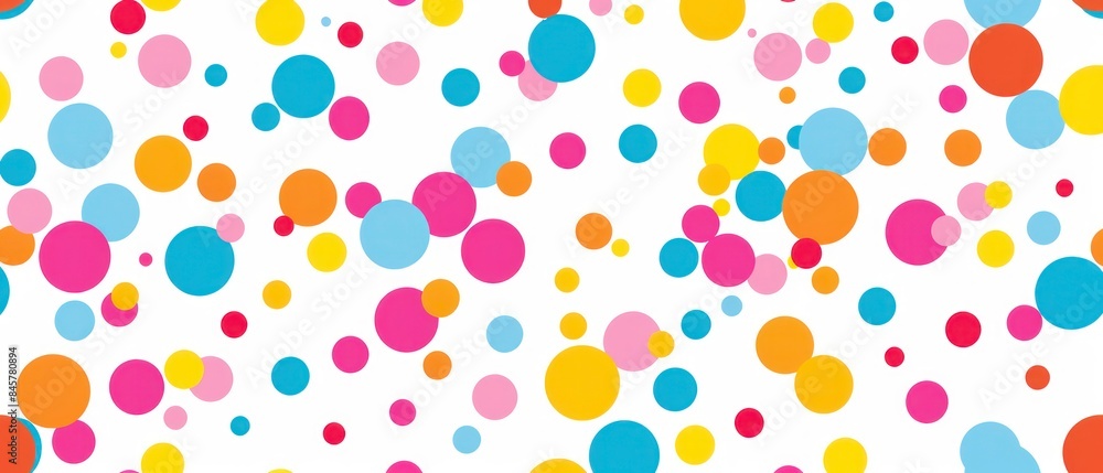 dots in lively randomly scattered, bright colors come together to form a playful and cheerful background dots in lively randomly scattered, bright colors come together to form a playful and cheerful background