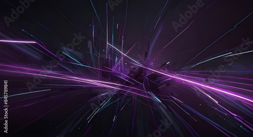 captivating digital background featuring abstract lines in neon purple and gray, creating a visually striking and futuristic design that blends vibrant colors with a modern aesthetic.